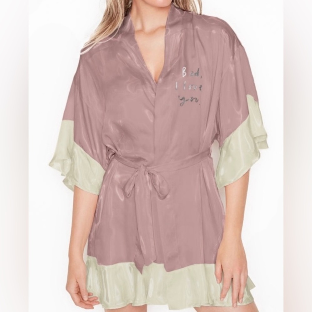 Viola Vann Robe color block silky